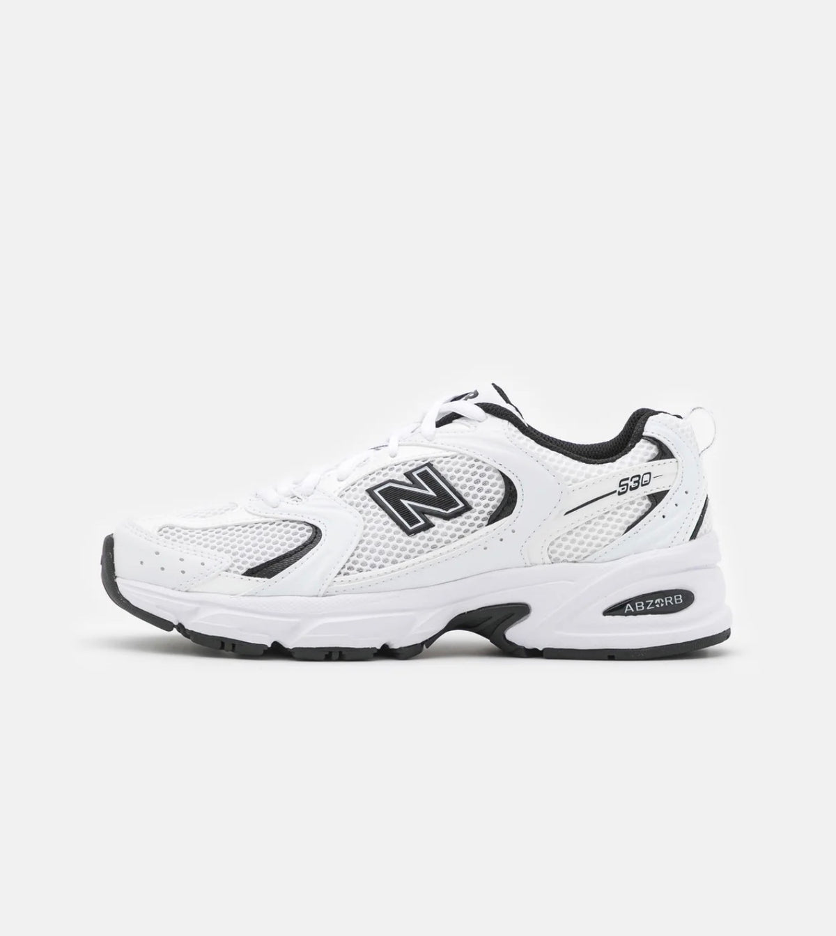 New Balance 530 | White / Black | supplied product photograph